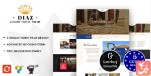 Hotel Diaz - Hotel Booking Theme 2.1