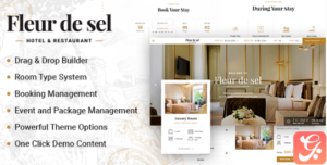 Fleurdesel - Hotel Booking WordPress Theme 2.0.5