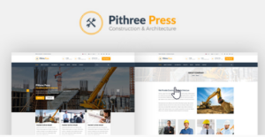 Pithree – Construction & Building WordPress Theme 2.1