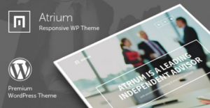 Atrium - Finance Consulting WordPress Theme 2.7