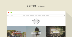 Editor Blog - A WordPress Blog Theme for Bloggers
