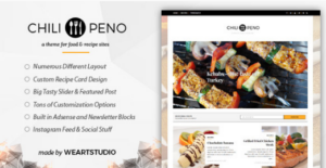 Chilipeno - Recipe & Food WordPress Theme