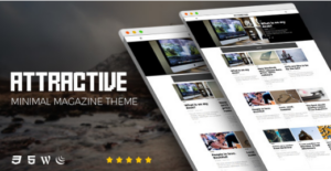 Attractive - Minimalist Blog WordPress Theme