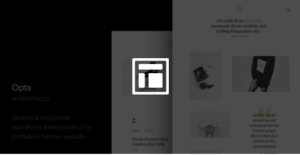 Opta Minimal Portfolio and Photography Theme 2.1