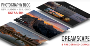 Dreamscape - A WordPress Photography Blog Theme 1.1