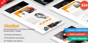 Martian | Photography & Studio Purpose WordPress
