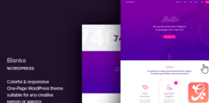 Blanka - One Page WordPress Theme 1.3