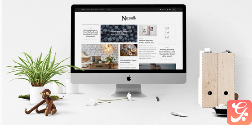 Norwalk Magazine Styled Blog WordPress