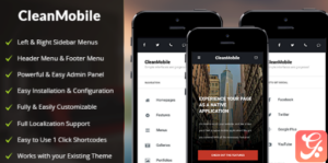 Clean Mobile | Mobile WordPress Theme