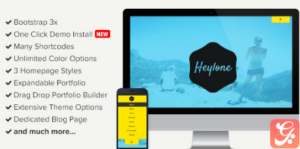 Heylone - One Page Parallax WordPress Theme 1.8