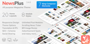 NewsPlus - News and Magazine WordPress theme 4.2.0