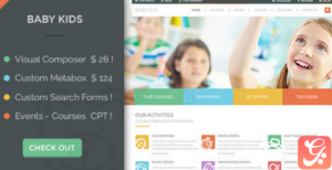 Baby Kids - School WordPress Theme