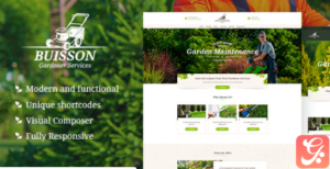 Buisson - Gardening WordPress Theme 1.1.1