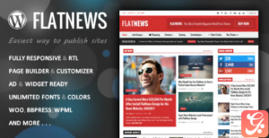 FlatNews – Responsive Magazine WordPress Theme 5.8