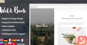 Wild Book - Vintage Blog & Portfolio Theme 1.9.6