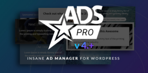 Ads Pro Plugin – Multi-Purpose WordPress Advertising Manager 4.91