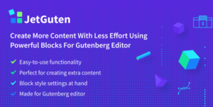 JetGuten — Blocks Set Addon for Gutenberg Editor 1.1.2