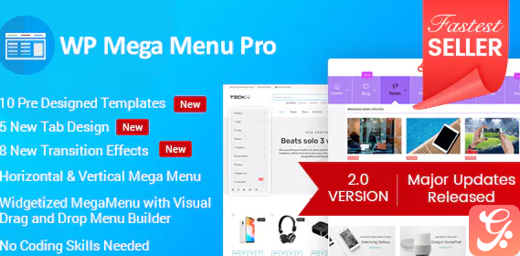 WP Mega Menu Pro Responsive Mega Menu Plugin for WordPress