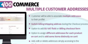 WooCommerce Multiple Customer Addresses 24.4
