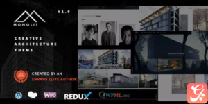 Monolit – Responsive Architecture WordPress Theme 2.0.5