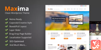Maxima – Retina Ready WordPress Theme 1.20