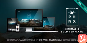 Phoenix – WordPress Minimal Multipurpose Portfolio with Visual Composer 1.5