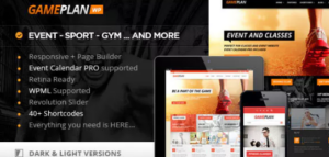 Gameplan – Event and Gym Fitness WordPress Theme 1.6.2