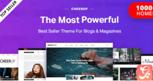 CheerUp Blog / Magazine – WordPress Blog Theme 8.0.0