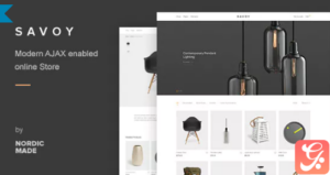 Savoy – Minimalist AJAX WooCommerce Theme 2.9.7