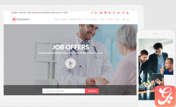 VisualModo Employment WordPress Theme 2.0.4
