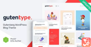 Gutentype | 100% Gutenberg WordPress Theme for Modern Blog 2.1.7