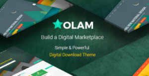 Olam – WordPress Easy Digital Downloads Theme, Digital Marketplace, Bookings 5.3.0