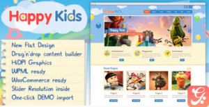 Happy Kids – Children WordPress Theme 3.5.3