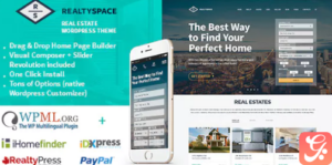 Realtyspace – Real estate WordPress Theme 1.4.30