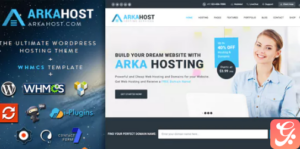 Arka Host – WHMCS Hosting, Shop & Corporate Theme 5.3