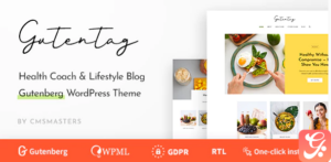 GutenTag - 100% Gutenberg Blog WordPress Theme 1.0.1