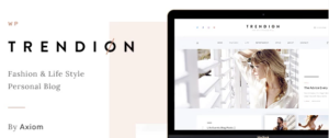 Trendion | A Personal Lifestyle Blog and Magazine WordPress Theme 1.1.7