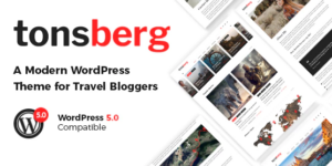 Tonsberg - A Modern WordPress Theme for Travel Bloggers 1.6