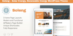 Soleng | A Solar Energy Company WordPress Theme 1.0.3