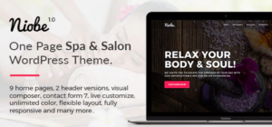 Niobe - Spa & Salon WordPress Theme 1.2.6