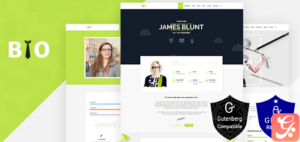 Resume, CV, Freelancer WordPress Theme 1.5