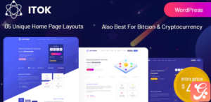 ITok - ICO and Cryptocurrency WordPress Theme 1.0