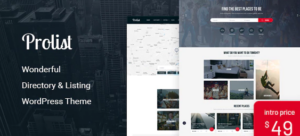 Prolist - Directory Listing WordPress Theme
