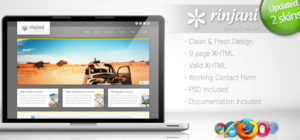 Rinjani - Clean Business Template