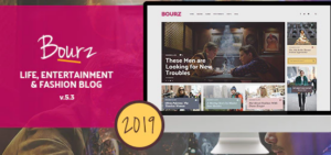 Bourz: Life, Entertainment & Fashion Blog Theme 7.0.6