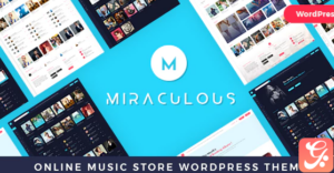 Miraculous - Online Music Store WordPress Theme 1.2.1