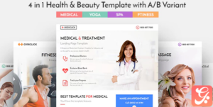 Mediclick - Medical Landing Page WordPress Theme 1.0.1