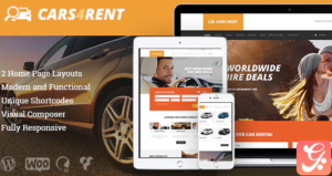 Cars4Rent | Car Rental & Taxi Service WordPress Theme 1.2.5