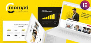 Monyxi | Cryptocurrency Trading Business Coach WordPress Theme 1.1.2