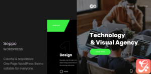 Seppo - Corporate One Page WordPress Theme 1.3